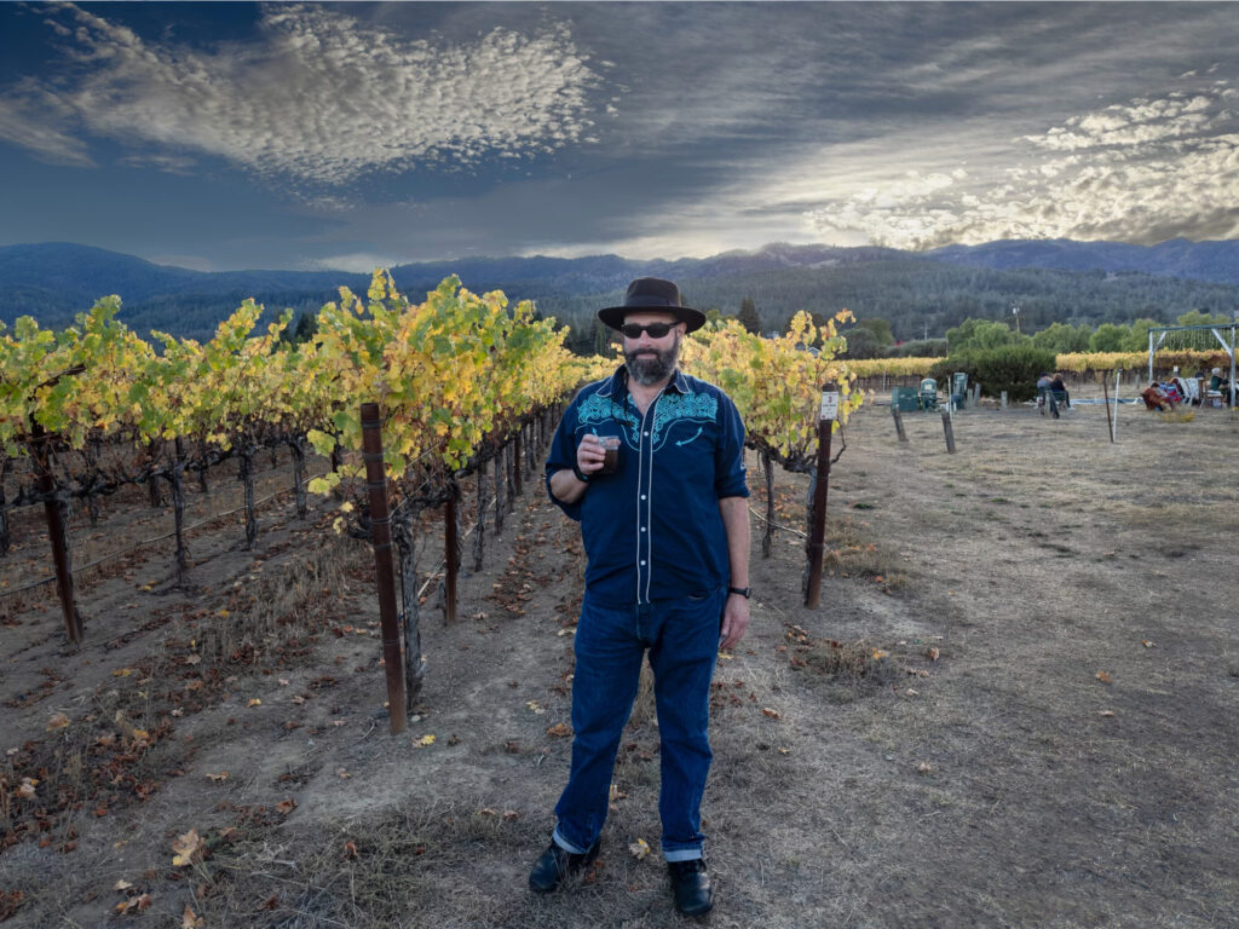 Vince living large at a private event in Napa, CA-Fall of 2023 Image courtesy of alanzuckerphotography.com